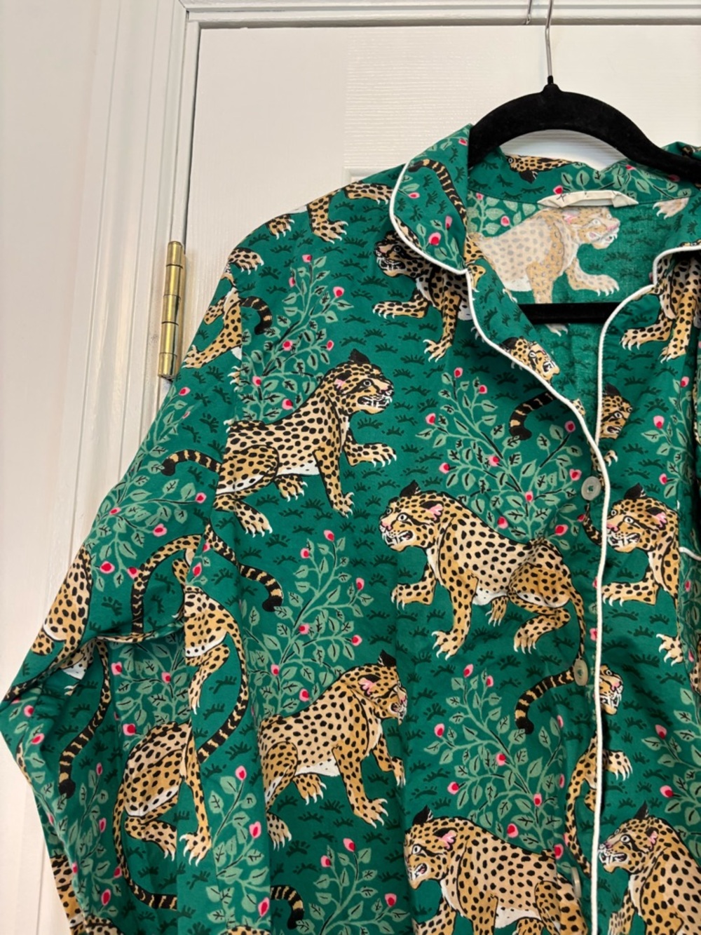 Printfresh Bagheera Leopard Print 100% Cotton Pajama Set Size Large - Picture 11 of 13